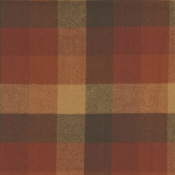 Primo Plaids Flannel: Spice Mix R091414-PUMPKIN by Marcus Fabrics, Image