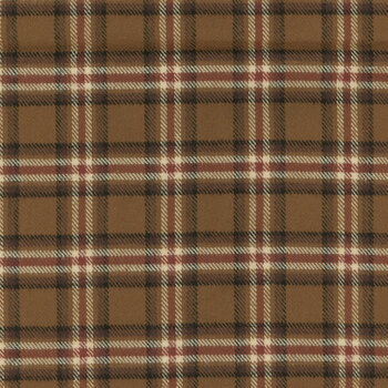 Primo Plaids Flannel: Spice Mix R091418-BROWN by Marcus Fabrics, Image