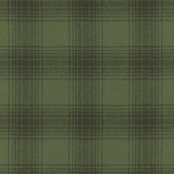 Primo Plaids Flannel: Spice Mix R091422-GREEN by Marcus Fabrics, Image