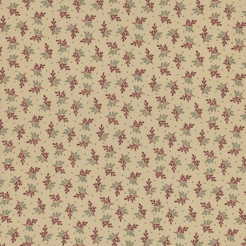 Pineberry Cabin R171425D-TAN by Pam Buda for Marcus Fabrics, Image