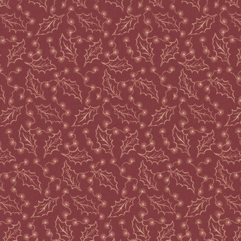 Cozy Christmas R111330D-RED by Katie Solberg for Marcus Fabrics, Image