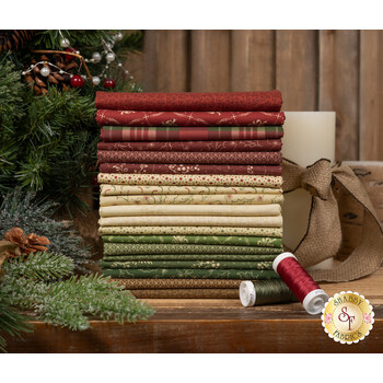 Cozy Christmas  19 FQ Set by Katie Solberg for Marcus Fabrics, Image