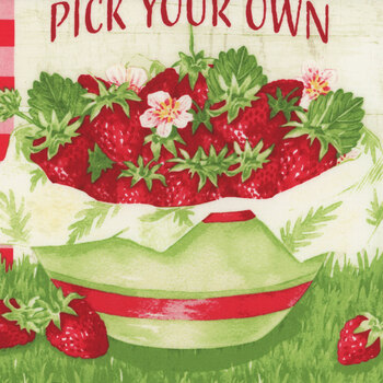 Berry Besties 2269P-81 Multi Blocks Panel by Andrea Tachiera for Henry Glass Fabrics, Image