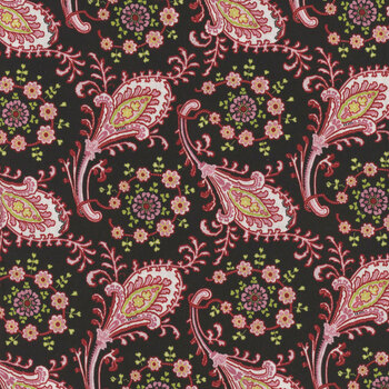 Candlelight & Romance 118" Wide 2306-99 by Kim Diehl for Henry Glass Fabrics, Image