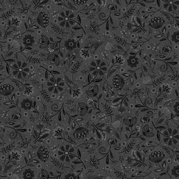 Love Bugs 3581-99 Black Tonal Allover by Janet Rae Nesbitt for Henry Glass Fabrics, Image