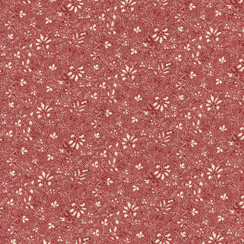 Love Struck 2287-88 Red Clover Patch by Kim Diehl for Henry Glass Fabrics, Image
