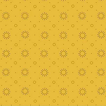 Love Struck 2288-44 Yellow Marmalade by Kim Diehl for Henry Glass Fabrics, Image