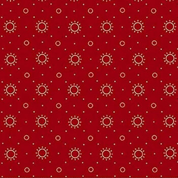 Love Struck 2288-88 Red Marmalade by Kim Diehl for Henry Glass Fabrics, Image
