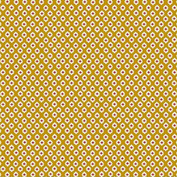 Love Struck 2292-44 Yellow Fluffy Clouds by Kim Diehl for Henry Glass Fabrics, Image