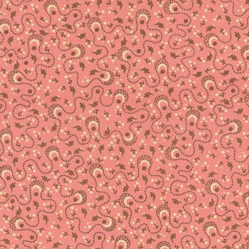 Love Struck 2294-22 Pink Nature Walk by Kim Diehl for Henry Glass Fabrics, Image