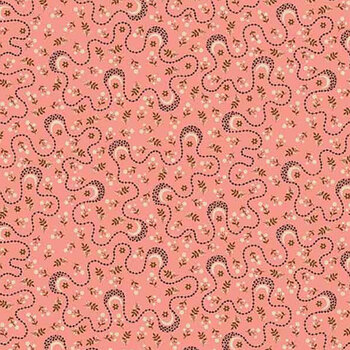 Love Struck 2294-22 Pink Nature Walk by Kim Diehl for Henry Glass Fabrics, Image