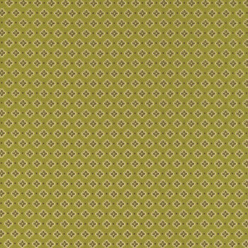 Love Struck 2295-66 Green Hibiscus by Kim Diehl for Henry Glass Fabrics, Image