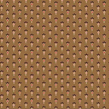 Love Struck 2299-33 Brown Peppercorn Medley by Kim Diehl for Henry Glass Fabrics, Image