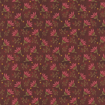 Love Struck 2300-55 Wine Mulled Punch by Kim Diehl for Henry Glass Fabrics, Image