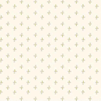 Love Struck 2301-40 Cream Tulips by Kim Diehl for Henry Glass Fabrics, Image