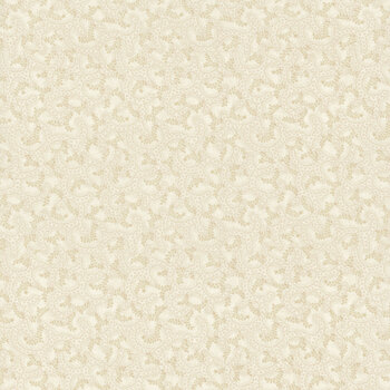 Love Struck 2302-40 Cream Vines & Pebbles by Kim Diehl for Henry Glass Fabrics, Image