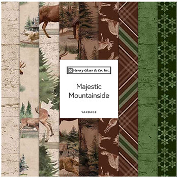 Majestic Mountainside  Yardage by Jan Shade Beach for Henry Glass Fabrics, Image