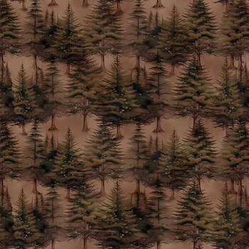 Majestic Mountainside 2316-36 Multi Deep Forest by Jan Shade Beach for Henry Glass Fabrics, Image