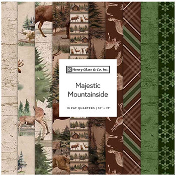 Majestic Mountainside  10 FQ Set by Jan Shade Beach for Henry Glass Fabrics, Image