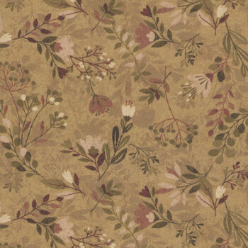 Meadow 108" Wide 3560W-39 Caramel/Black by Janet Rae Nesbitt for Henry Glass Fabrics