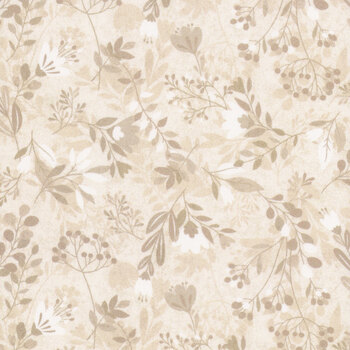 Meadow 108" Wide 3560W-44 Cream by Janet Rae Nesbitt for Henry Glass Fabrics
