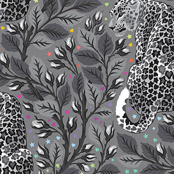 Graywork PWTP258.SHADOW Birthmark by Tula Pink for FreeSpirit Fabrics, Image