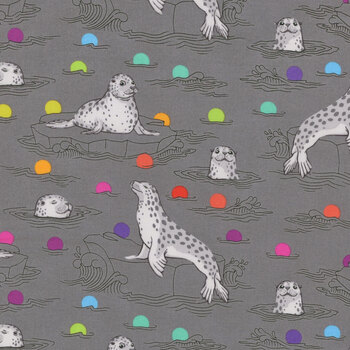 Graywork PWTP259.SHADOW Seal the Deal by Tula Pink for FreeSpirit Fabrics, Image