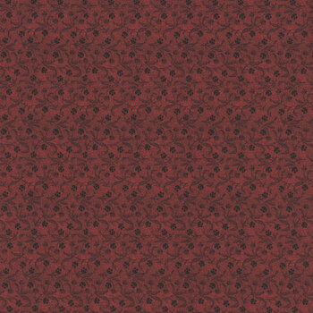 Dear Scarlet R171631D-WINE Vintage Garden by Pam Buda for Marcus Fabrics, Image