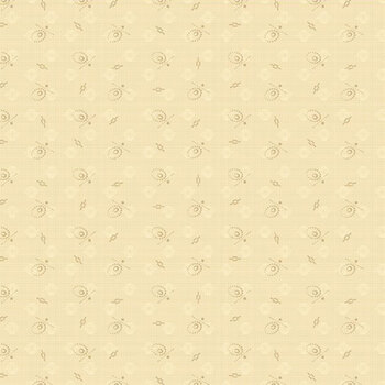 Dear Scarlet R171632D-CREAM Whimsical Circle by Pam Buda for Marcus Fabrics, Image