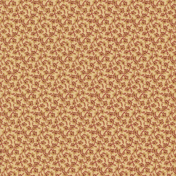 Dear Scarlet R171633D-BEIGE Scattered Flowers by Pam Buda for Marcus Fabrics, Image