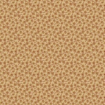 Dear Scarlet R171633D-BEIGE Scattered Flowers by Pam Buda for Marcus Fabrics, Image