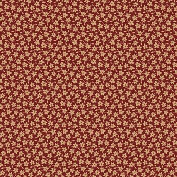 Dear Scarlet R171633D-WINE Scattered Flowers by Pam Buda for Marcus Fabrics, Image