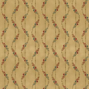 Dear Scarlet R171636D-GOLD Swag Flower by Pam Buda for Marcus Fabrics, Image