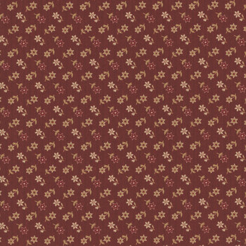 Dear Scarlet R171638D-WINE Flowers Everywhere by Pam Buda for Marcus Fabrics, Image