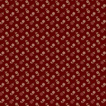 Dear Scarlet R171638D-WINE Flowers Everywhere by Pam Buda for Marcus Fabrics, Image