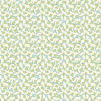 Sweet Things A-1638-G Green Dancing Diamonds by Andover Fabrics, Image