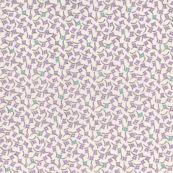 Sweet Things A-1638-P Purple Dancing Diamonds by Andover Fabrics, Image