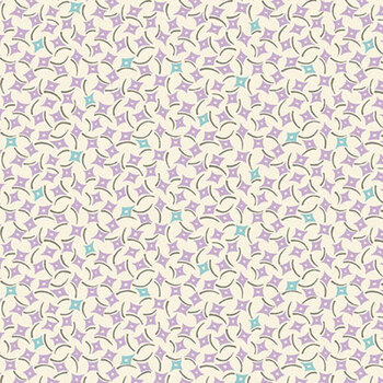Sweet Things A-1638-P Purple Dancing Diamonds by Andover Fabrics, Image