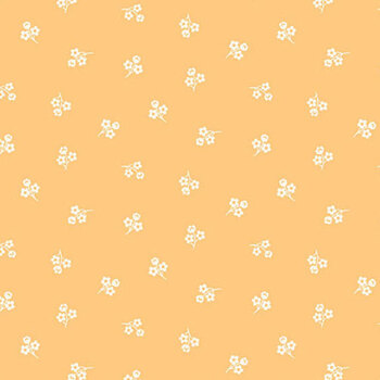 Sweet Things A-1639-O Orange Picking Daisies by Andover Fabrics, Image