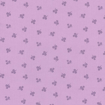 Sweet Things A-1639-P Purple Picking Daisies by Andover Fabrics, Image