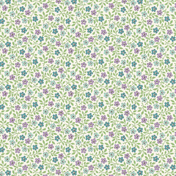 Sweet Things A-1641-T Teal Groundcover by Andover Fabrics, Image