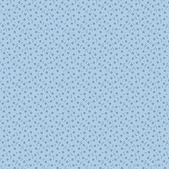 Sweet Things A-1642-B Blue Dancing Squares by Andover Fabrics, Image