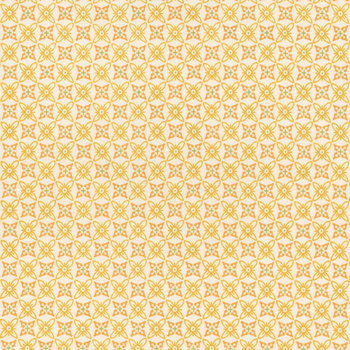 Sweet Things A-1643-Y Yellow Quatrefoil by Andover Fabrics, Image