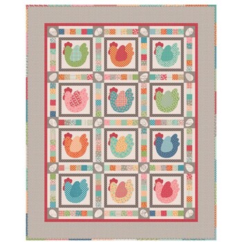  Hen House Quilt Kit - RESERVE, Image