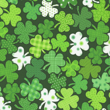 Paddy's Parade 10665-74 Irish by Patrick Lose for Northcott Fabrics, Image