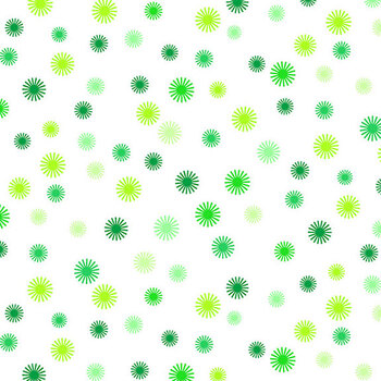 Paddy's Parade 10667-10 Bright Green by Patrick Lose for Northcott Fabrics, Image