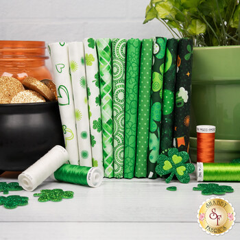Paddy's Parade  Fat Quarter Bundle Patrick Lose for Northcott Fabrics, Image