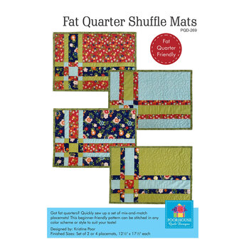 Fat Quarter Shuffle Mats Pattern, Image