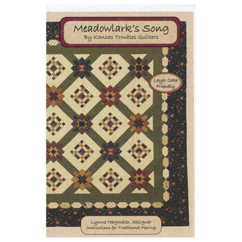 Meadowlark's Song Lap Quilt Pattern, Image