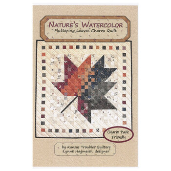 Nature's Watercolor Charm Quilt Pattern, Image